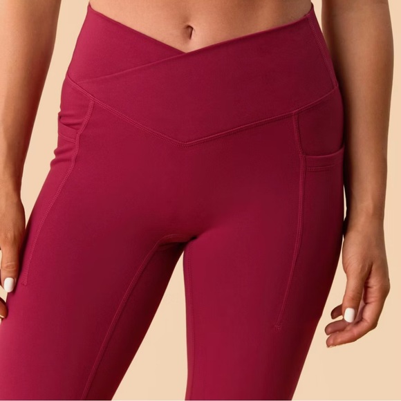 New Sz SML burgundy yogas - Picture 8 of 8